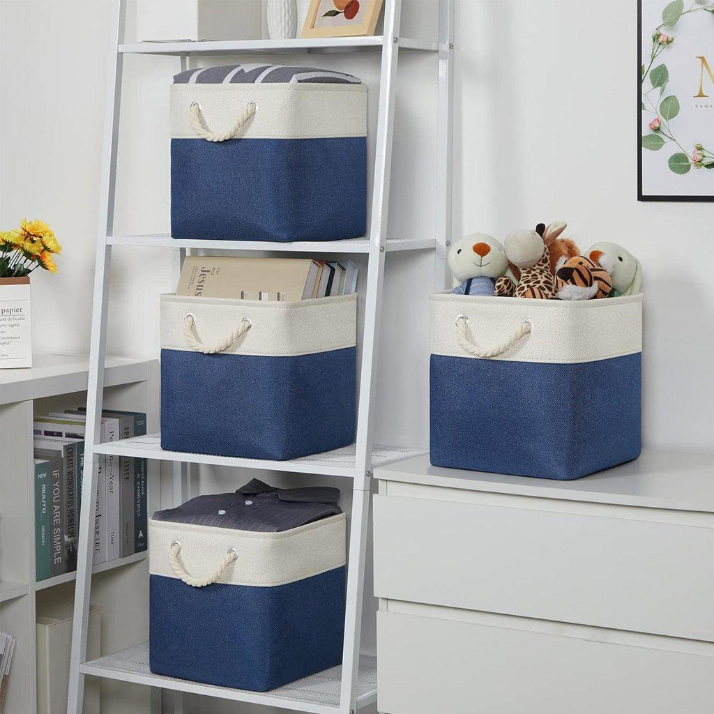 Foldable Linen Laundry Basket Six Colour Pairs | StorageOZ