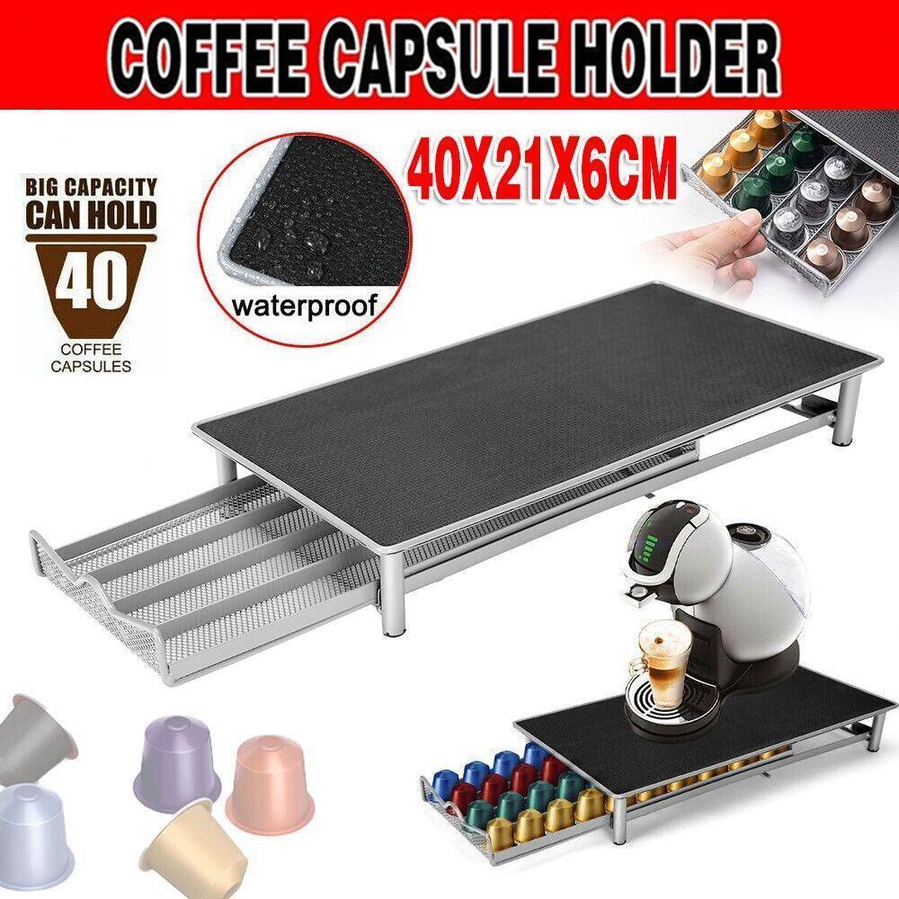 Grey Coffee Stand Kitchen Storage Organiser | StorageOZ