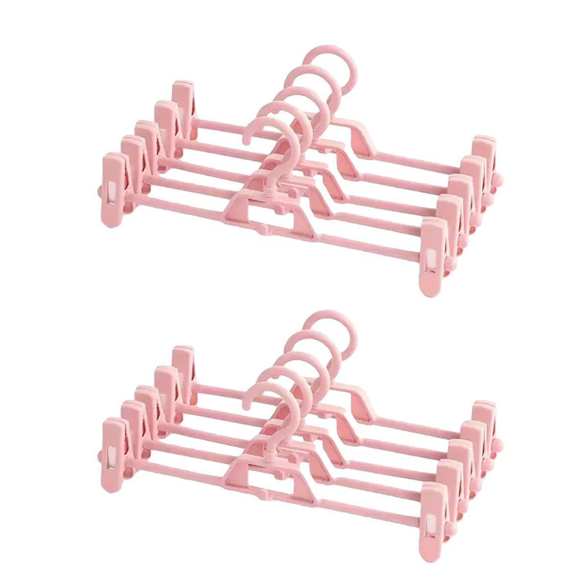 10 Pcs Clip Trouser Hangers in Six Colours | StorageOZ