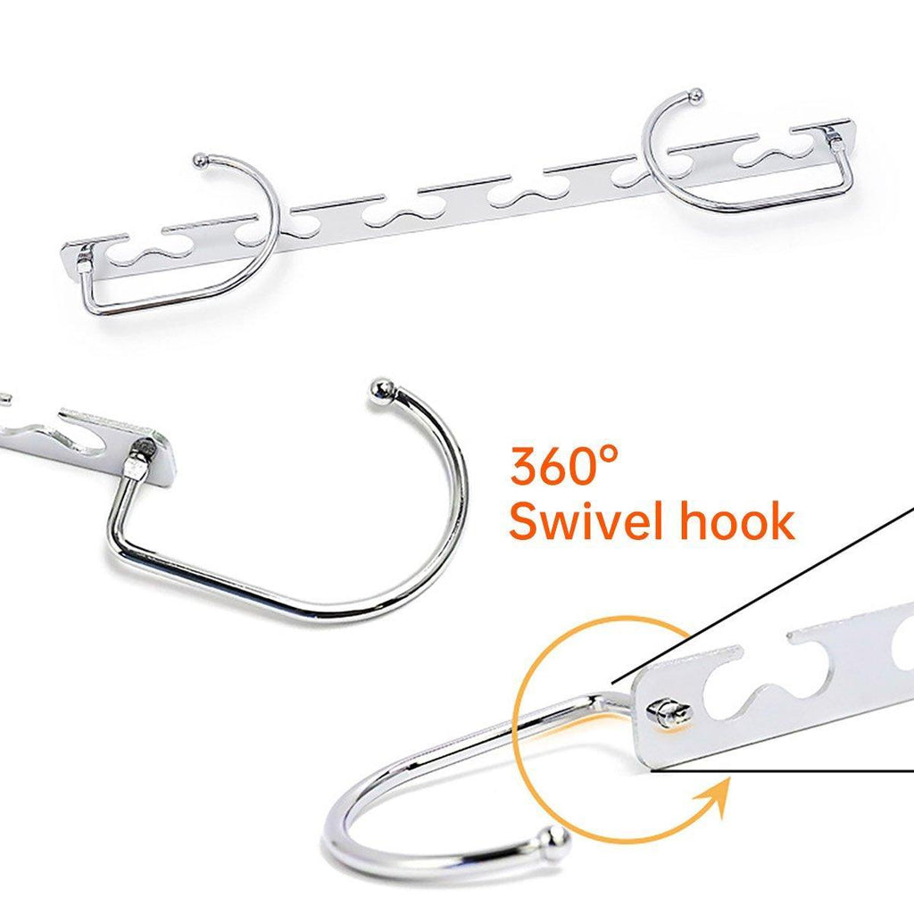 Metal Swivel Space Saving Hangers Four Packs | StorageOZ