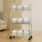 Mobile Acrylic Storage Rack 3 or 4 Tiers | StorageOZ