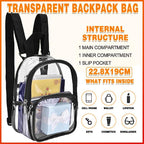 Clear PVC Backpack Travel Storage Organiser | StorageOZ