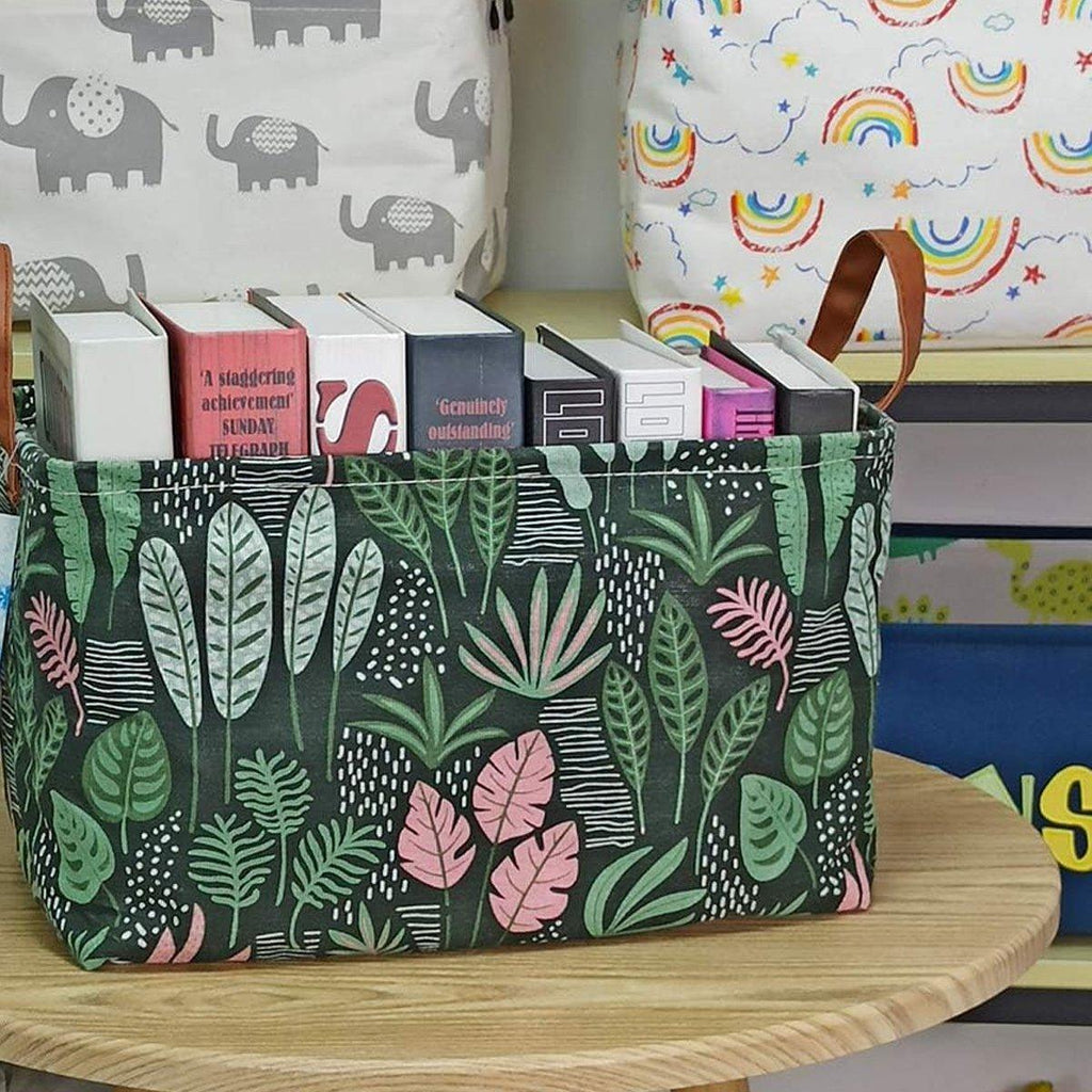 Cotton Linen Storage Baskets Six Prints Set | StorageOZ