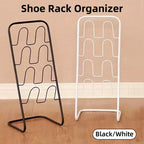 2 Tier Iron Slipper Rack with Drain Tray | StorageOZ