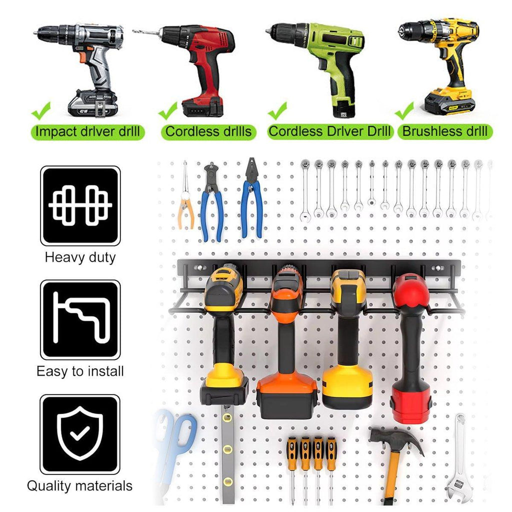 Metal Drill Storage Rack Garage Organiser | StorageOZ