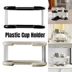 Two Tier Mug Organiser in Two Colours Set | StorageOZ