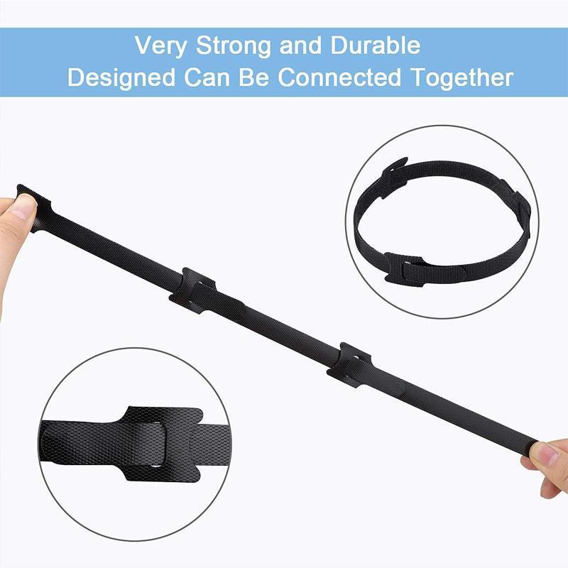 100 Pcs Reusable Cable Ties Two Colour Packs | StorageOZ