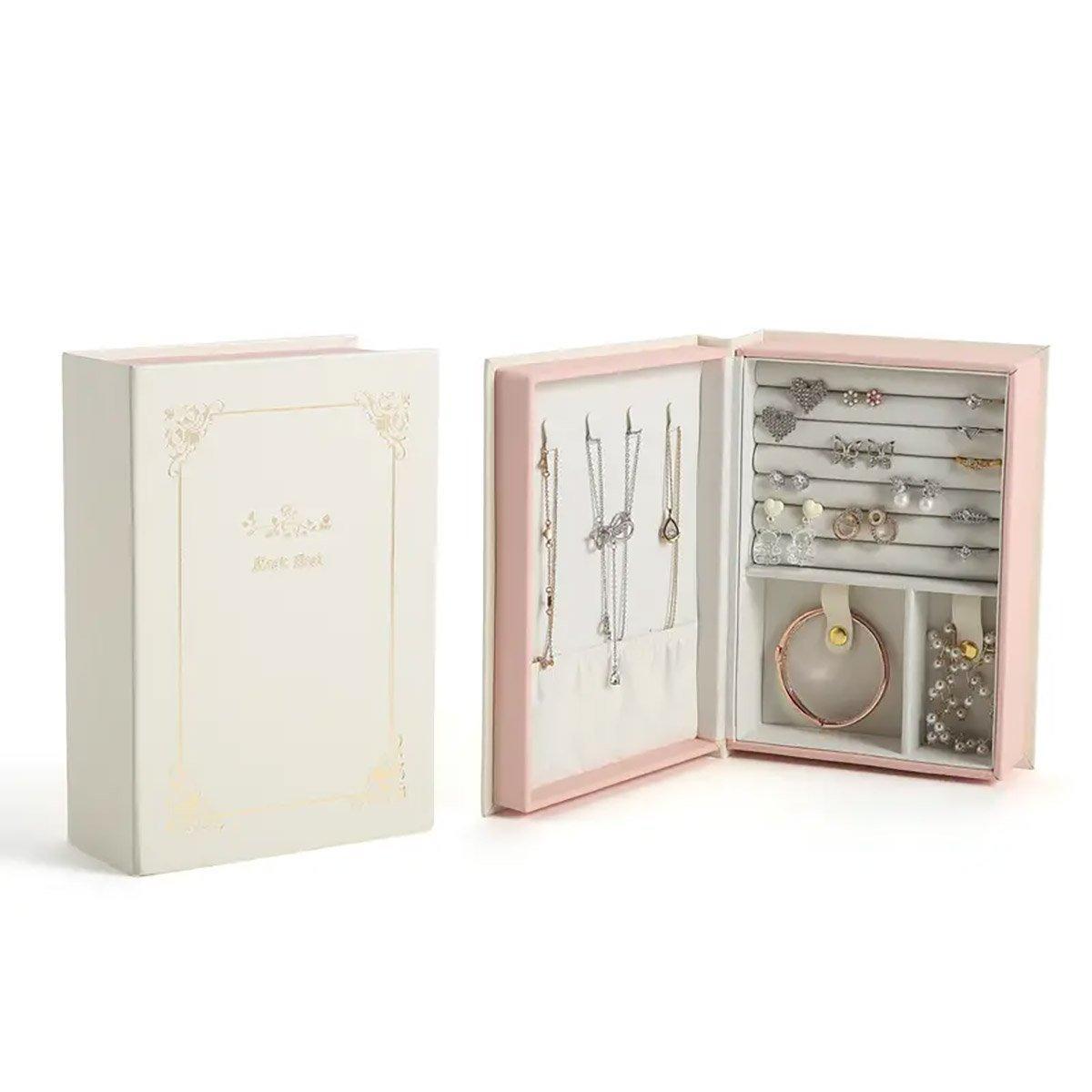 Book Style Jewellery Box in Three Colours | StorageOZ