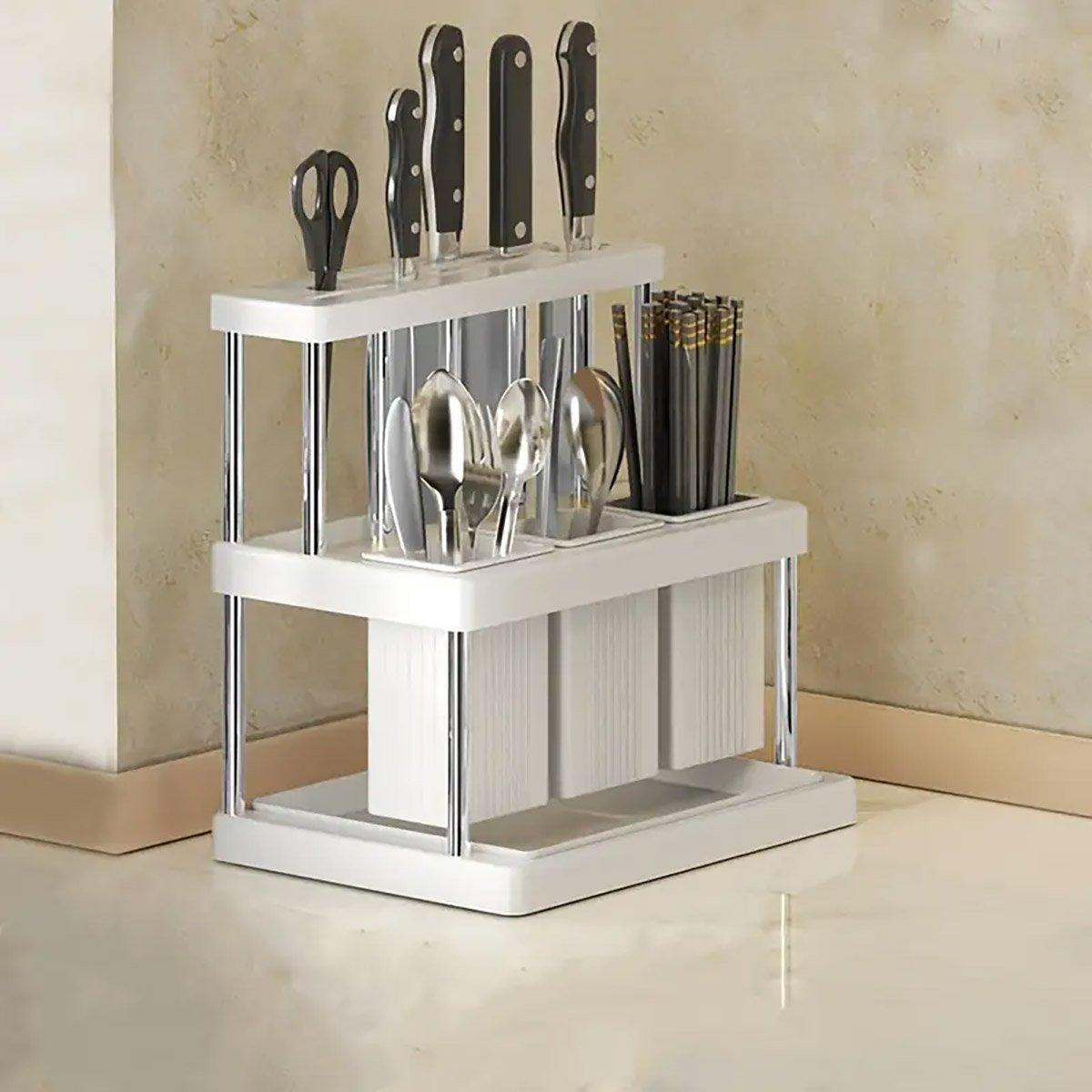 Cutlery Holders Two Colours Kitchen Organiser | StorageOZ