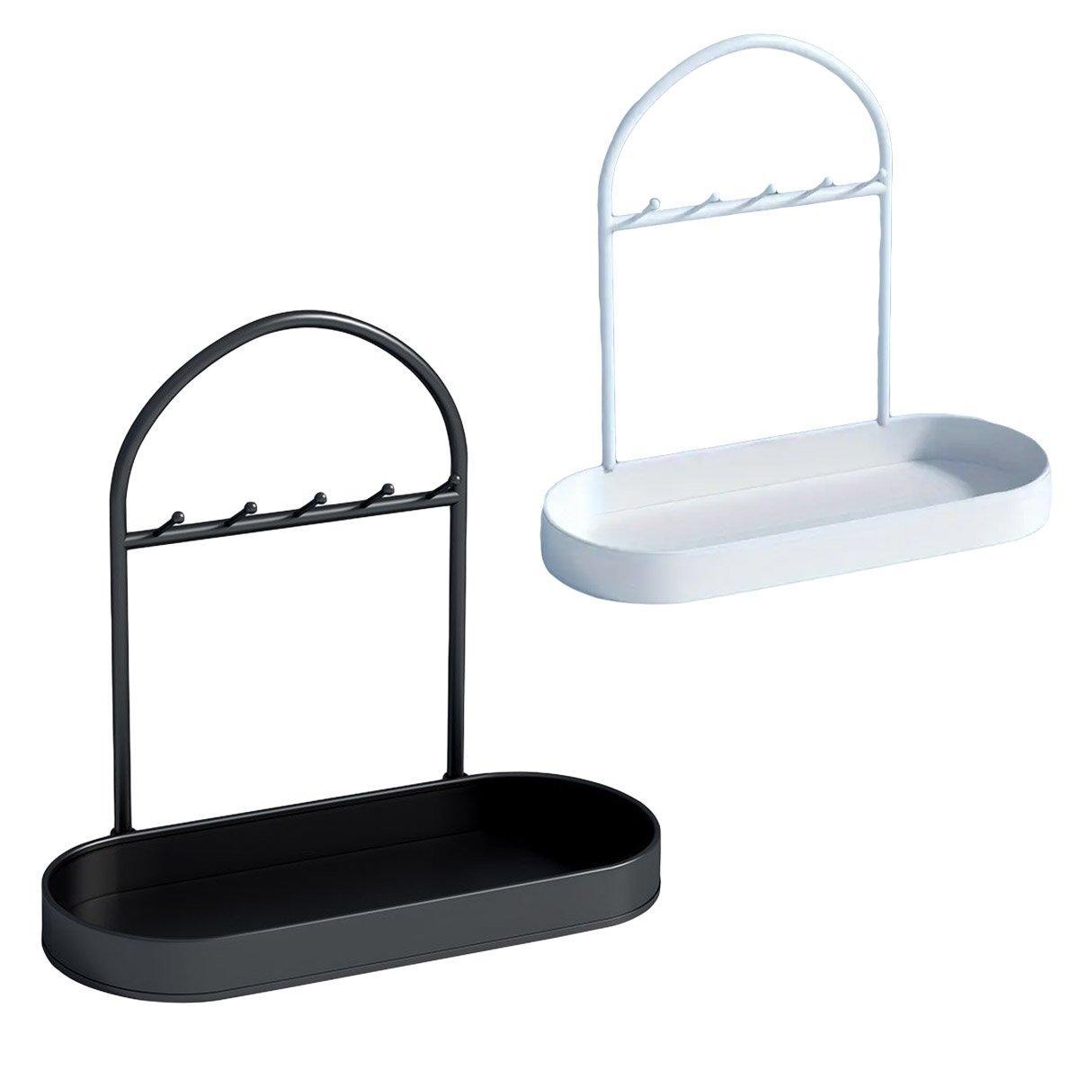 Entryway Key Hanger Rack in Black or White | StorageOZ