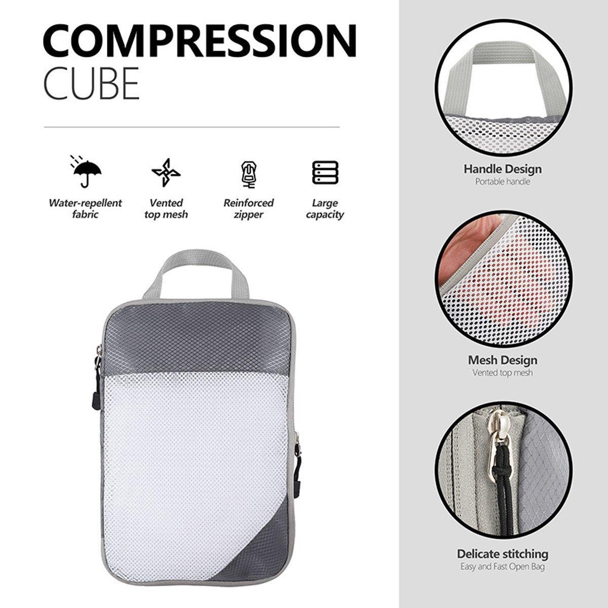 6 Pcs Mesh Travel Storage Bags Five Colours | StorageOZ