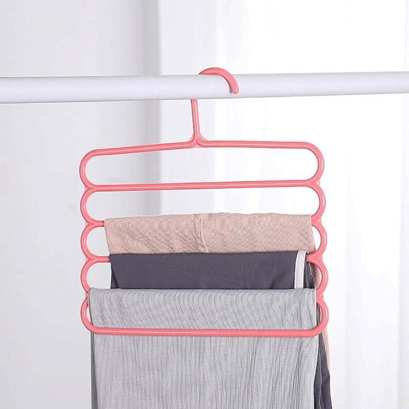 5 Pcs Five Layer Trouser Racks Three Colours | StorageOZ