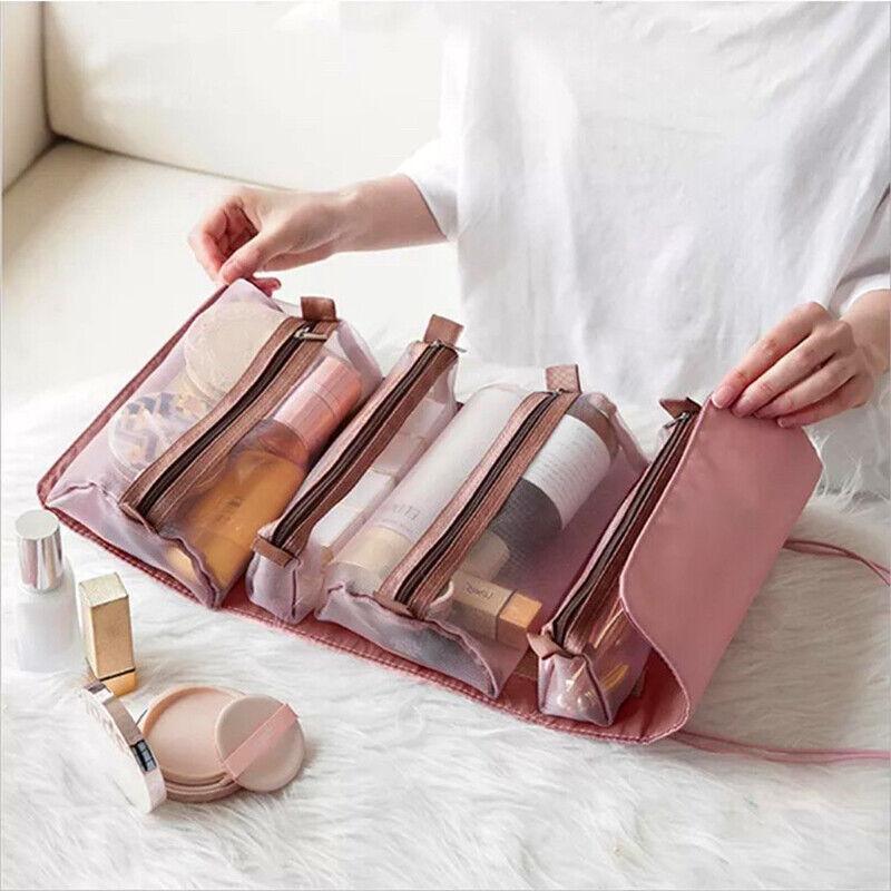 4-in-1 Mesh Travel Makeup Bag Six Colours | StorageOZ