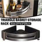 Single Tier Triangle Bathroom Storage Basket | StorageOZ