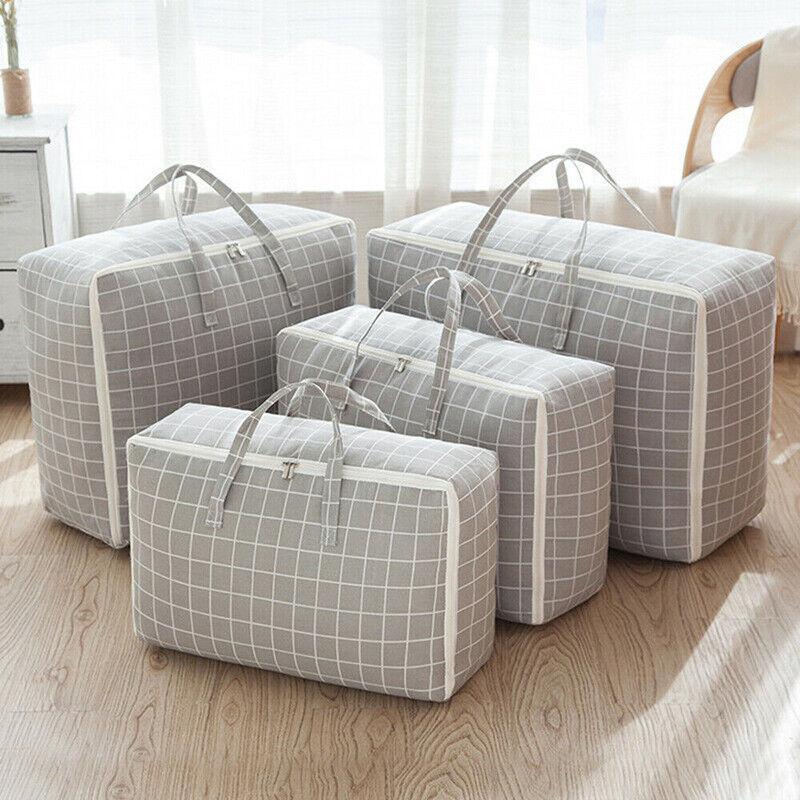 Cotton Linen Quilt Storage Bags Four Sizes | StorageOZ