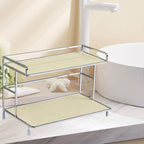 Two Tier Iron Cup Storage Rack Two Colours | StorageOZ