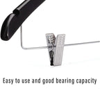 10 Pcs Wooden Clip Clothes Hangers Two Finishes | StorageOZ