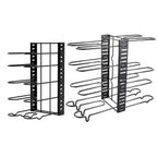 Vertical Iron Pot Lid Rack in Two Heights | StorageOZ