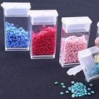 64 Grid Clear Plastic Craft Storage Box Case | StorageOZ