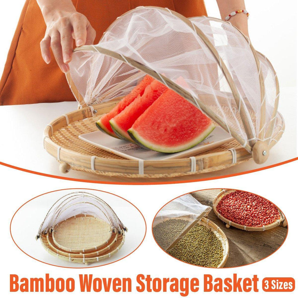 Bamboo Mesh Storage Basket in Three Sizes | StorageOZ