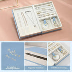 Book Style Jewellery Box in Three Colours | StorageOZ