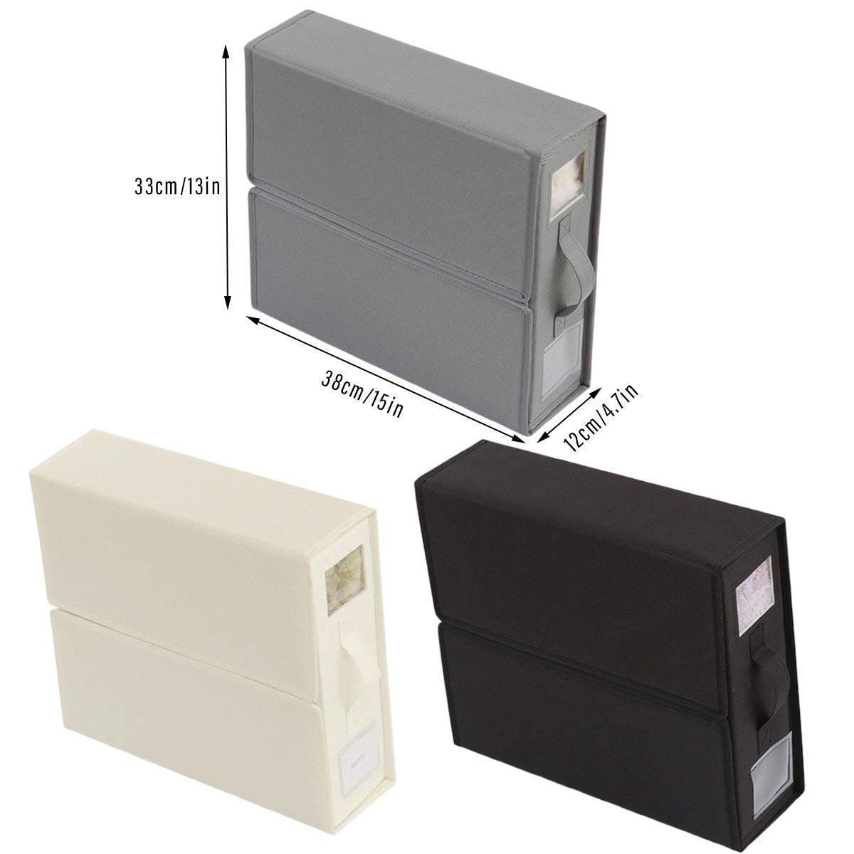 4 Pcs Collapsible Storage Boxes Three Colours | StorageOZ
