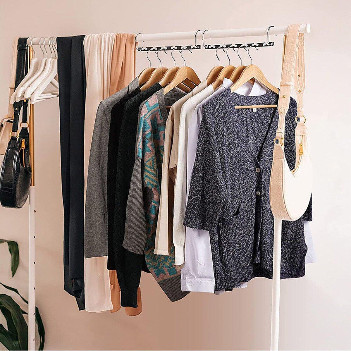 Metal Swivel Space Saving Hangers Four Packs | StorageOZ