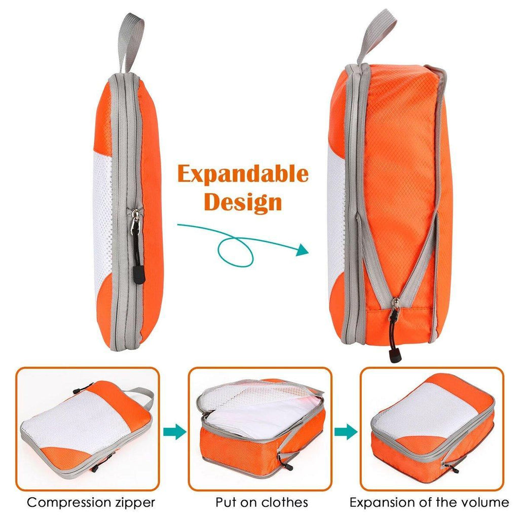 6 Pcs Mesh Travel Storage Bags Five Colours | StorageOZ