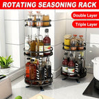 Rotating Countertop Spice Rack Two or Three Tier | StorageOZ