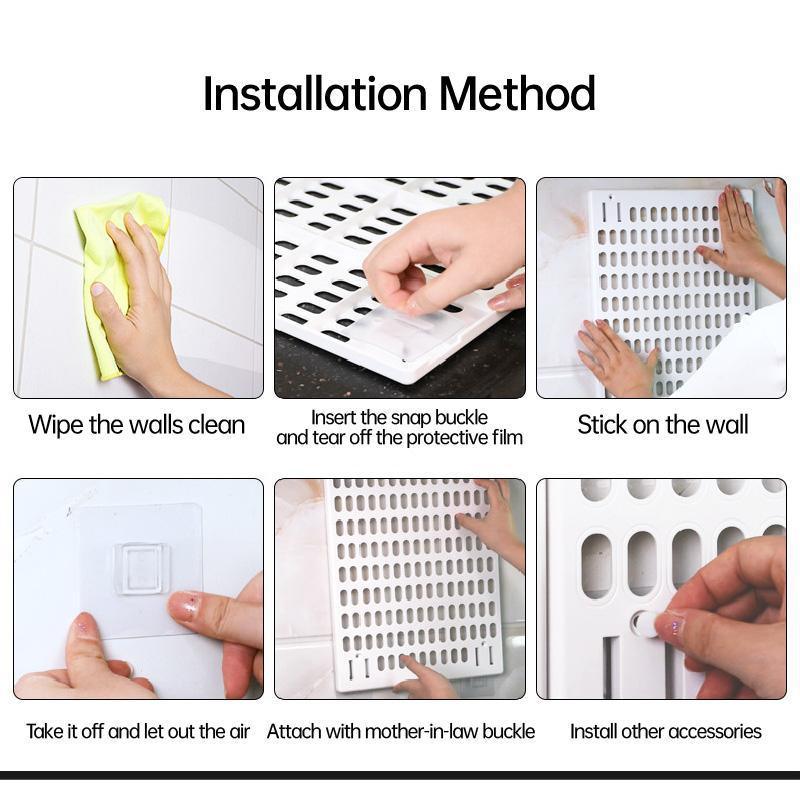 Punch Free Pegboard Storage Rack Organiser | StorageOZ