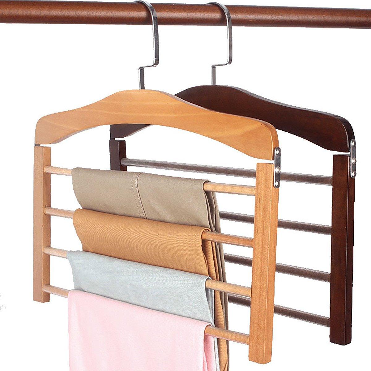 Hanging Wooden Trouser Rack for Wardrobe | StorageOZ