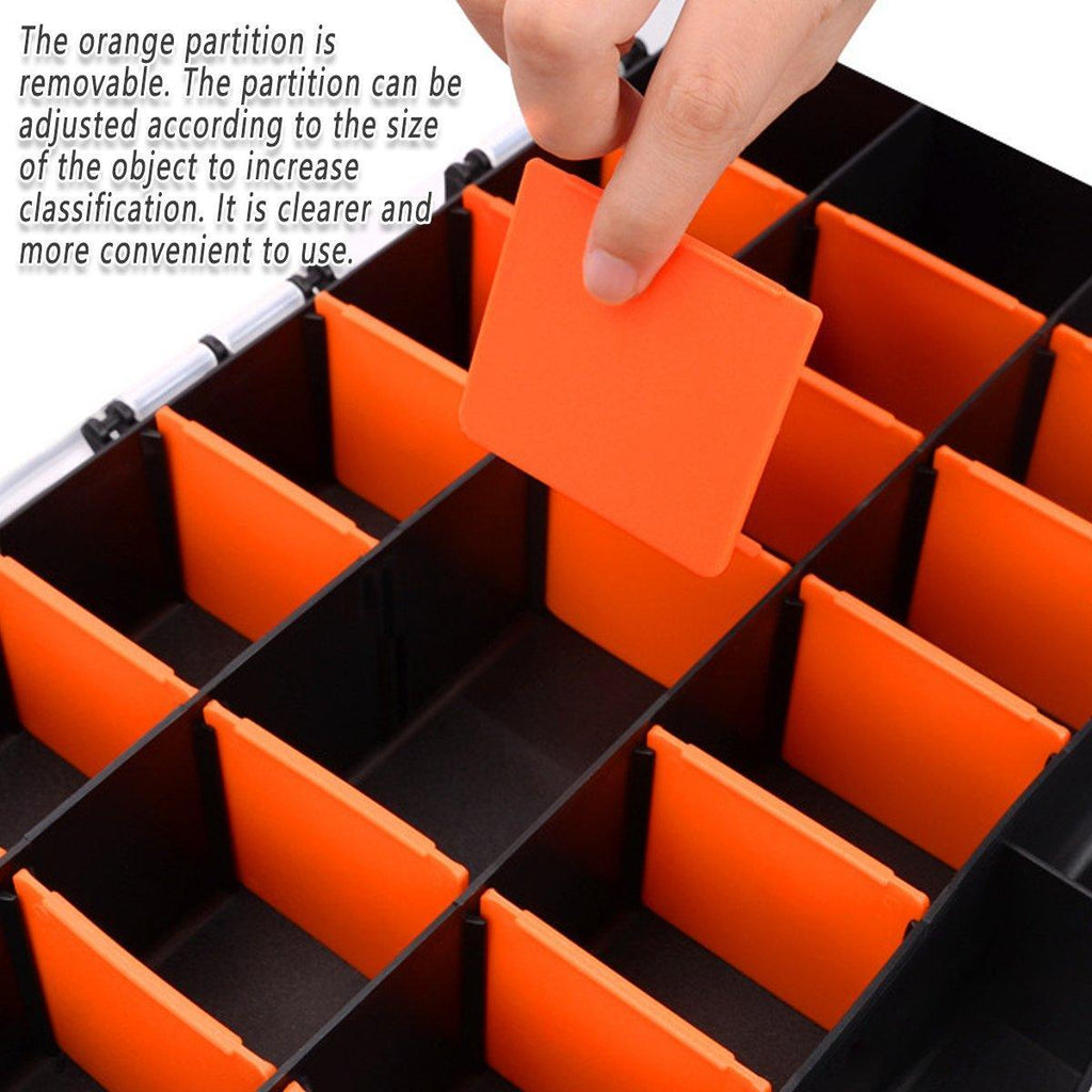 Compartment Plastic Parts Box in Six Sizes | StorageOZ