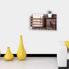 Wood Look Wall Shelf Storage Organiser Set | StorageOZ