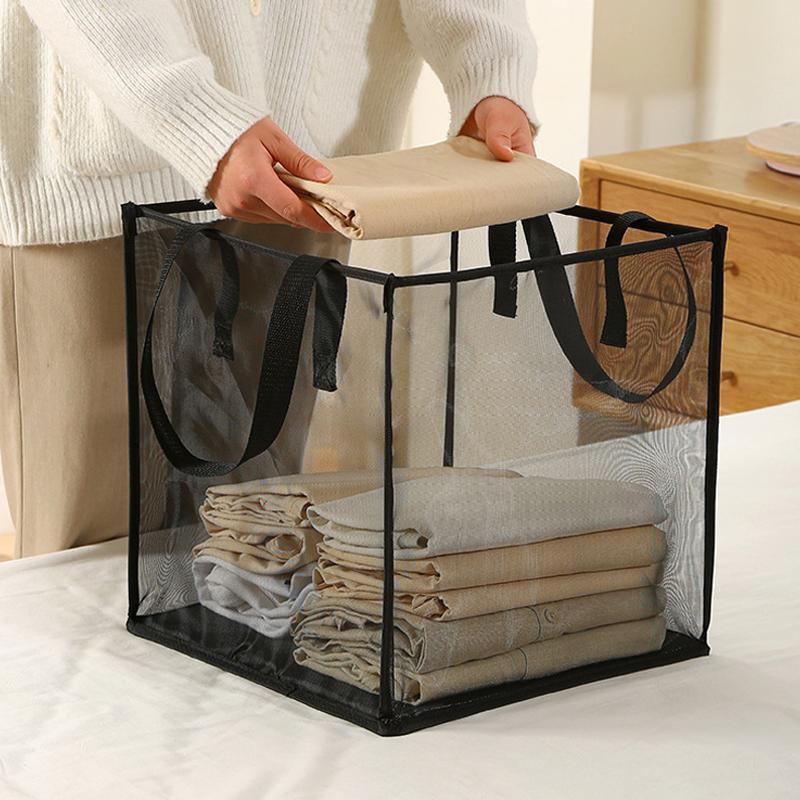 Mesh Laundry Hamper Single or Double Style | StorageOZ