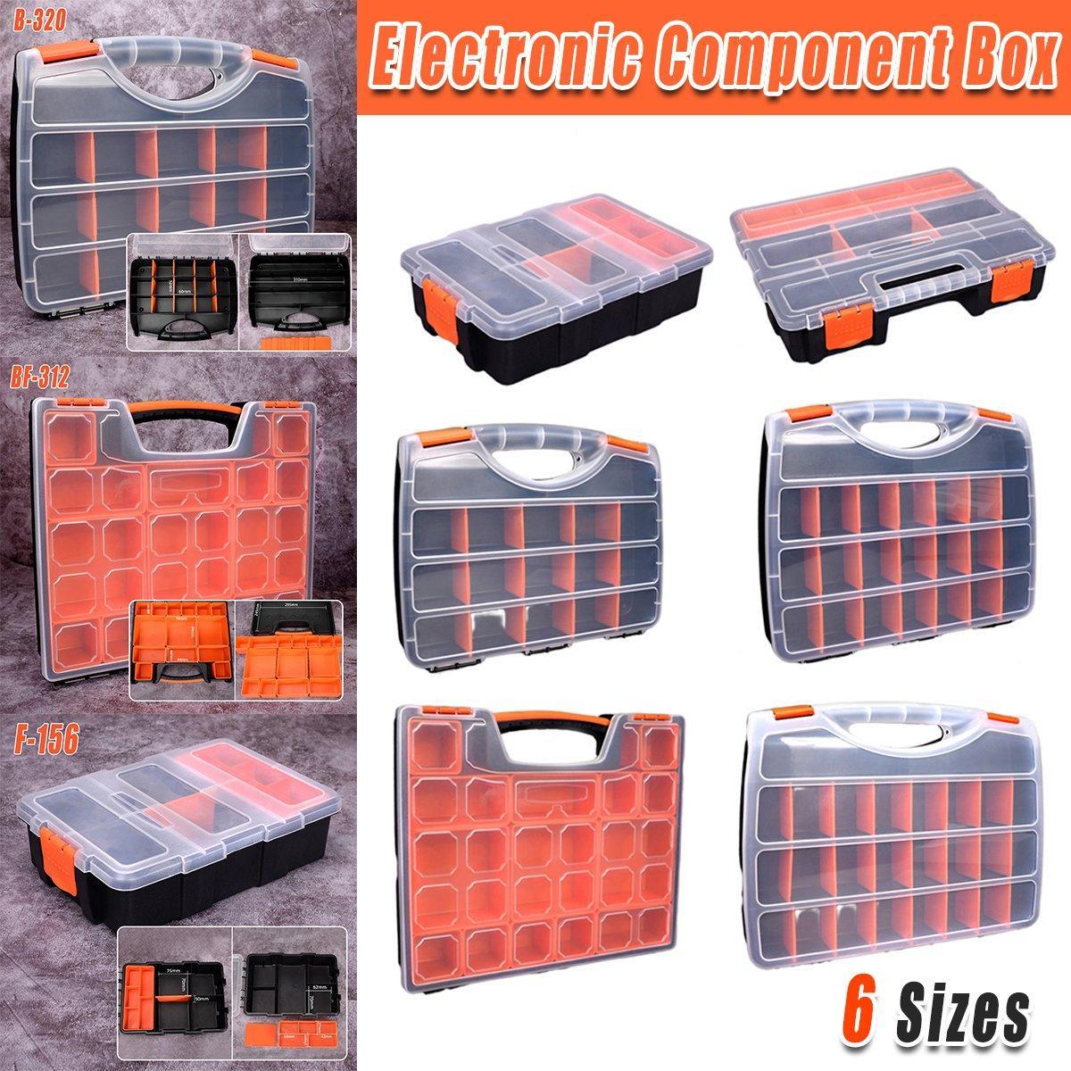 Compartment Plastic Parts Box in Six Sizes | StorageOZ