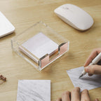 Sticky Note Desktop Box in Six Finishes Set | StorageOZ