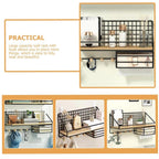 Iron Wood Wall Storage Rack Four Variants | StorageOZ