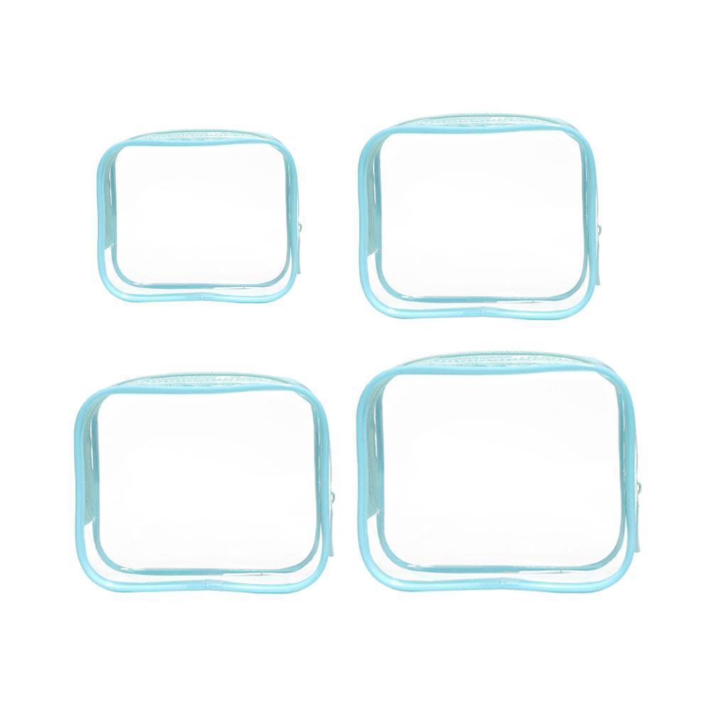 4 Pcs PVC Cosmetic Storage Bags Nine Colours | StorageOZ
