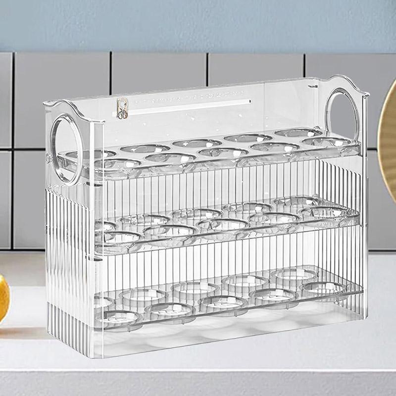 Egg Storage Boxes Two Colours Organiser Set | StorageOZ