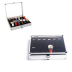 12 Grid Aluminium Carbon Fibre Watch Box | StorageOZ