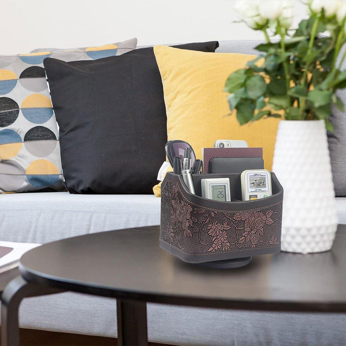 Rotating Desk Remote and Pen Storage Box | StorageOZ