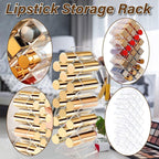 Vertical Clear Lipstick Rack for Vanity Storage | StorageOZ