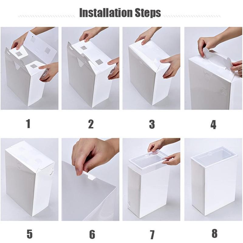 12 Pcs Shoe Box Storage Cases Organiser Set | StorageOZ