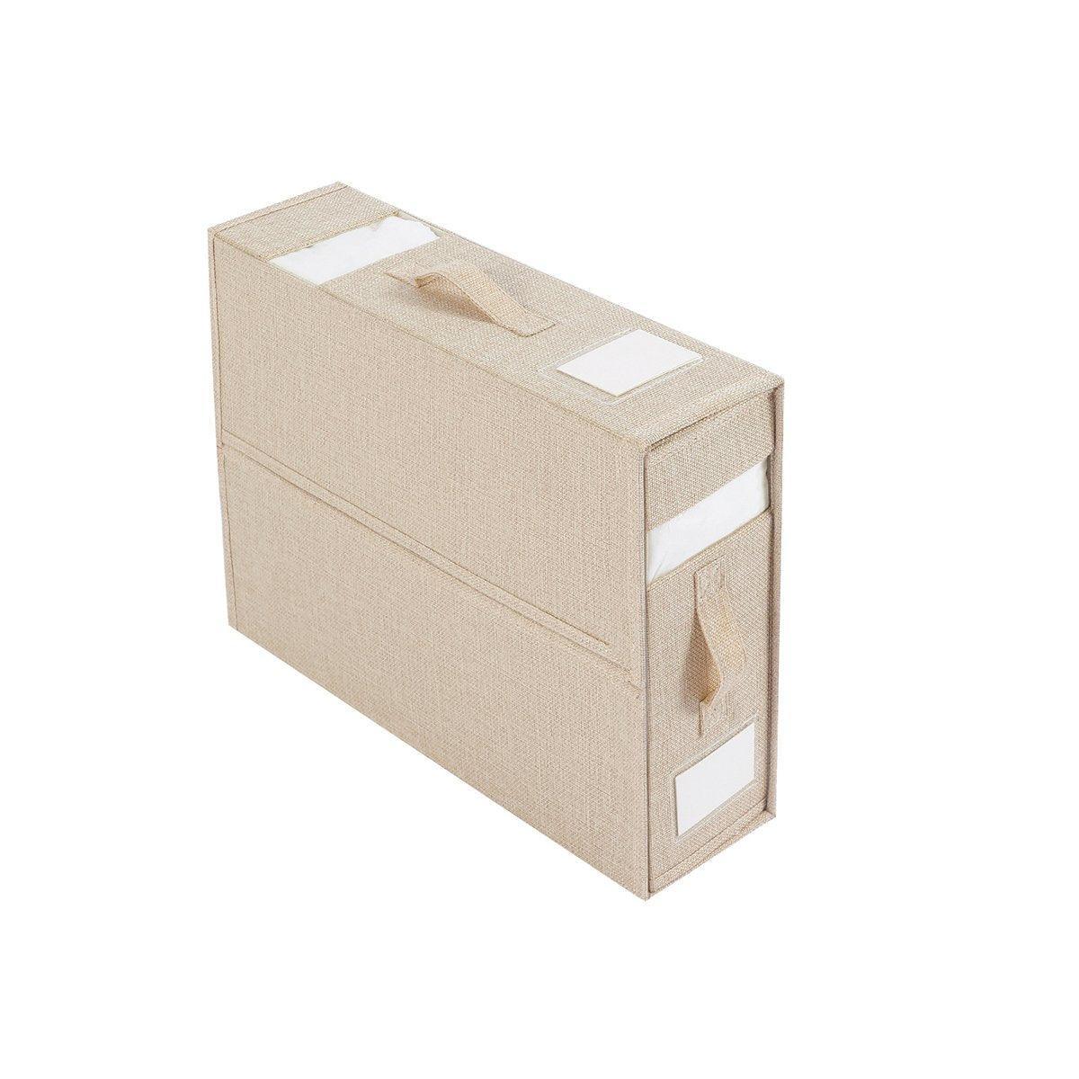 Fabric Storage Box with Window Four Colours | StorageOZ