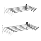 Accordion Steel Drying Rack Two Lengths Set | StorageOZ