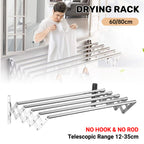 Accordion Steel Drying Rack Two Lengths Set | StorageOZ