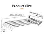 Accordion Steel Drying Rack Two Lengths Set | StorageOZ