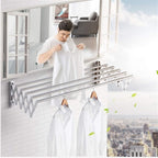 Accordion Steel Drying Rack Two Lengths Set | StorageOZ