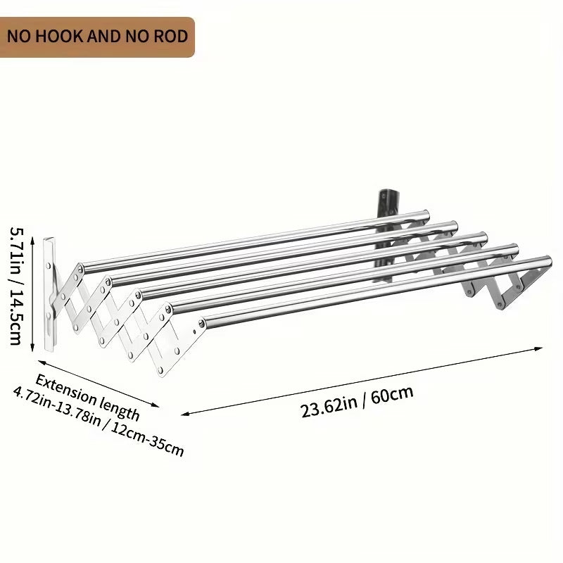 Accordion Steel Drying Rack Two Lengths Set | StorageOZ