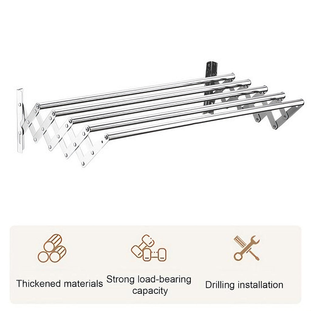 Accordion Steel Drying Rack Two Lengths Set | StorageOZ